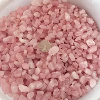 100 g AA+++ 9-12 mm prirodni roza kvarc Kristal Kamen usitnjeno sretan liječenje