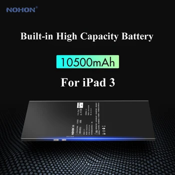 Nohon Battery For iPad 3 4 A1389 10500mAh 3RD A1403 A1416 A1430 A1430 A1433 A1458 iPad3 iPad4 Bateria For Apple iPad 3 4 Battery