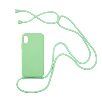 Tekuće силиконовое ogrlica i torbica za mobilni telefon s remen remen, uže кроссбоди kabel podesiva za iphone 6 7 8 6S plus X Xs Xr Max
