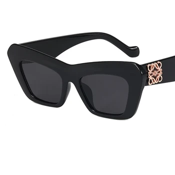 Nova moda pravokutnik sunčane naočale nijanse za žene stare dizajner marke luksuznih Mačje oči velike frame je sunčane naočale sunčane Naočale UV400