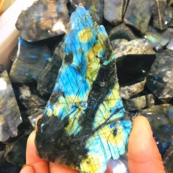 Iznenađujuće visoko kvalitetni prirodni višebojne лабрадорит Crystal izvorni kamen Викка liječi božićni pokloni