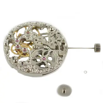 Satovi pribor klasična 17 nakit mehanički analogni kompletan kostur silver ručni подзавод 6497 pokret sat za dijelove