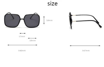 TR90 veliki okvir kvadratni sunčane naočale Žene polarizovana klasicni UV zaštita sunčane naočale