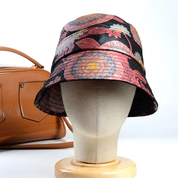 Ženske dame djevojke prirodna koža Sunbonnet Fedoras Ribolov Hat Bucket Kape Cloche Hat Newsboy Kape/šeširi