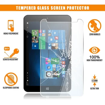 Zaštitnik ekrana za tablet AIRIS WinPad 81W kaljeno staklo 9H otporan na ogrebotine Anti-fingerprint HD Clear Film Guard Cover