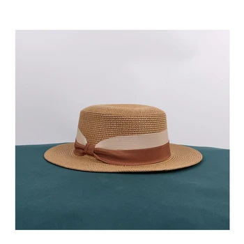 2020 Nova Ženska moda jednostavan luk proljeće ljeto male glavu slamnati šešir Dama krema za sunčanje солнцезащитная šešir UV zaštita putovanja plaža šešir