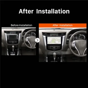 Seicane 2din Android 8.1 10.1 inčni auto-radio za Nissan NAVARA Frontier NP300 Renault Aljaske 2011-2016 GPS auto media player