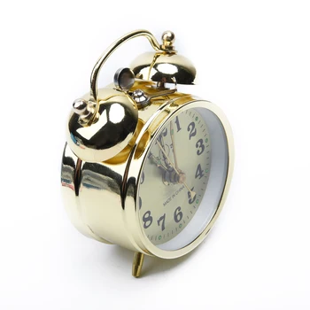7 cm klasicni potkove Rerto mehanički putni budilnik Zlatni Paklena metalno kućište klasik Peter sat uređenje doma
