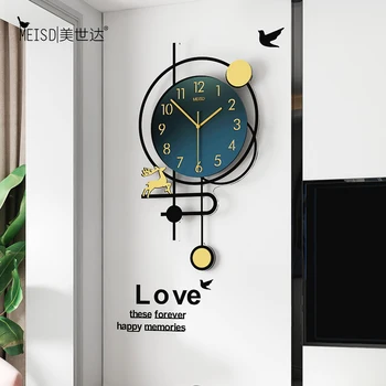 Acr Swingable Large Wall Clock Modern Design Living Room Home Blank Decoration Wall Decor For Room 2020 Dekorativni Zidni Satovi