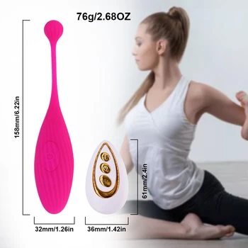 Erotska skok jaje puni Silikonska vagina je vibrator program prati Bluetooth klitoris stimulans G-spot maser seks-igračke za žene