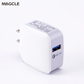 Magcle QC3.0 punjač 18 W QC3.0 strujni punjač Brzi USB Punjač (Quick Charge 2.0 Compatible) za Samsung, Huawei Xiaomi LG