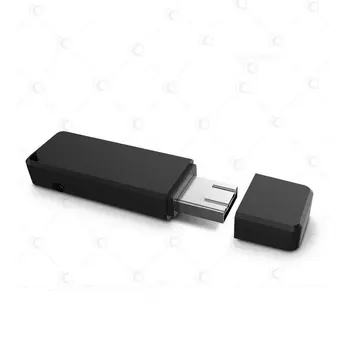 512kbps Mini Voice Recorder 8GB 16GB 32GB WAV format jedan gumb za snimanje zvuka USB 2.0 Plug 7h kontinuirano snimanje USB-memorijski štapić