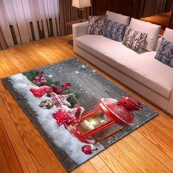 Božićni tepih za dnevni boravak glavna spavaća soba ukrasni mali tepih za djecu 3D dječja soba tepih u hodniku pod tepih