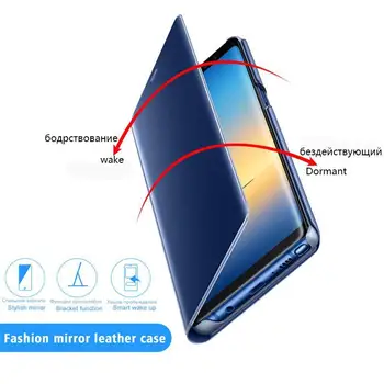 Samsung Z Fold 2 Flip Case Smart Mirror противоударная poklopac Stalak držač za Samsung Galaxy Z Fold 2 Torbica za telefon