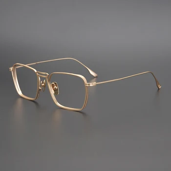 Visoka kvaliteta klasicni rafting očiju rimless za naočale za muškarce kratkovidnost optički recept sunčane naočale marke dizajner berba četvrtaste naočale