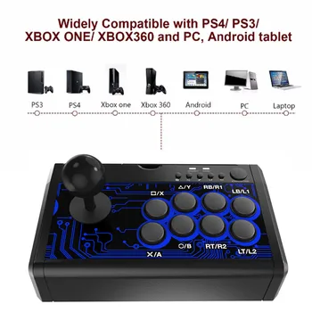 7 u 1 Arcade Fight Stick USB Gaming Kontroler navigacijsku tipku za PS4/ SWITCH / P3/PC/Android Telefon/Android Tablet/XBoxOne(S)/360
