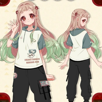Brdwn toaletni uvez Hanako-kuna unisex Yuge Амане Nene Яширо cosplay t-shirt majice hlače odijelo