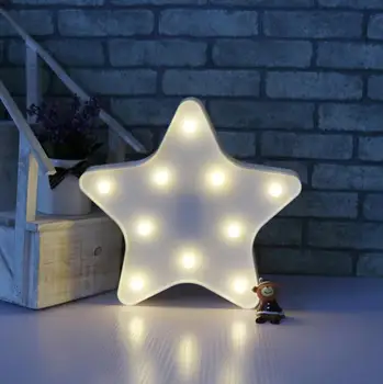 Пятиугольная zvijezda ukrasne noćna lampa Nordic wind zidne lampe za njega lampa