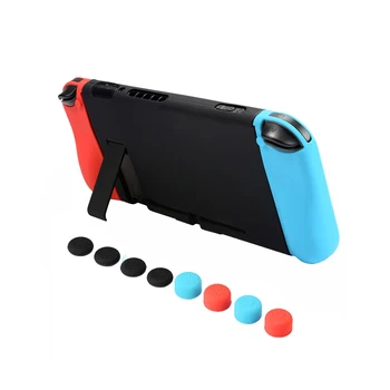 Mekana silikonska torbica za Nintendo Switch Protective Case Cover Thumb Stick Cap For NS Controller Full Body Protection