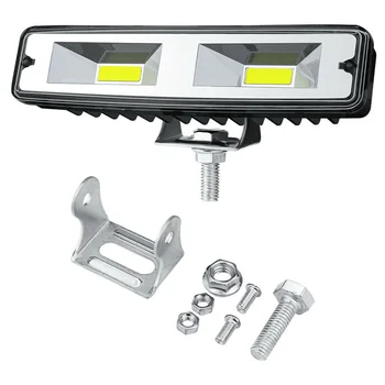 12V 18W Car LED Work Light Bar COB Spotlight Running maglenka za suv i 4WD SUV ATV Car Driving Lamps