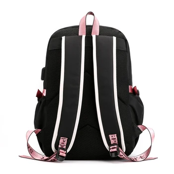 Žene i djevojke školske naprtnjače Anti Theft USB Charge ruksak Vodootporan ruksak školske torbe tinejdžerski putnu torbu