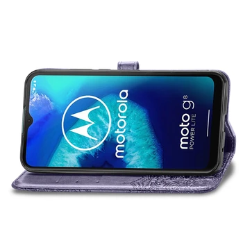 Novčanik torbica za Motorola Moto G8 Power Lite Case Moto G8 Power Lite cvjetni Filp PU kožna torbica za Motorola G8 Power Lite Cover