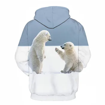 2020 jesen i zima nove zabavne slatka ljubimci 3D ispis modni trend najprodavaniji ruski medvjed majica majica