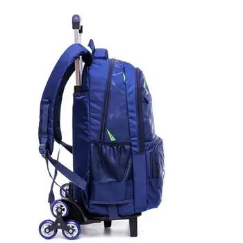 2019 nove vodootporne udaljiti djecu školske torbe s 26 kotača stepenice dječja kolica školski torbu knjiga torbe dječaci djevojčice ruksak