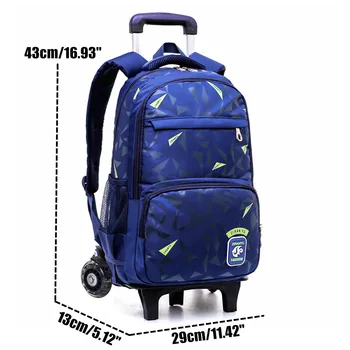 2019 nove vodootporne udaljiti djecu školske torbe s 26 kotača stepenice dječja kolica školski torbu knjiga torbe dječaci djevojčice ruksak
