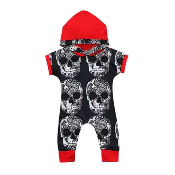 Cool novorođenče beba Baby Boys odjeća Halloween kombinezon s kapuljačom Kombinezon odjeće 0-3Y