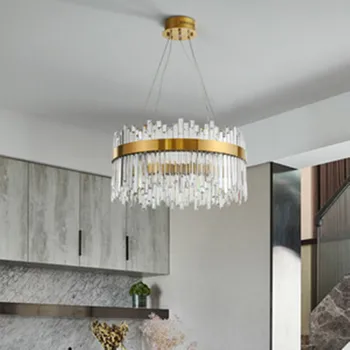 Kreativna atmosfera, svjetlost luksuzni Crystal dnevni boravak luster post moderni minimalistički dizajner blagovaonica spavaća soba lampe