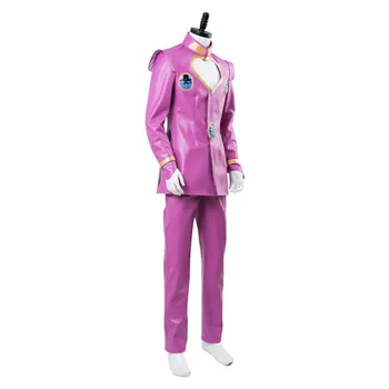 Giorno Giovanna cosplay odijelo čudno avantura Jojo's: Zlatni vjetar cosplay pink Halloween карнавальный odijelo