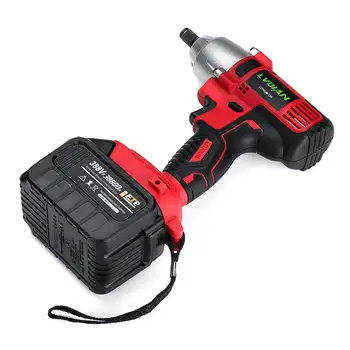 38800mAh 2-Battery Electric Wrench Cordless 1/2 