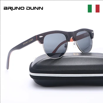 Bruno Dunn sunčane naočale drvene polarizovana žene muškarci drvene sunčane naočale ray oculos de sol feminino masculino sunčane naočale zonnebril dames