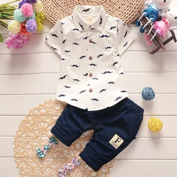 AiLe Rabbit in the Summer Of The New Child Boy Brkovi Single-breasted Suit Ailes with Short Sleeves k1