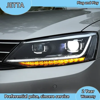 Za VW Jetta 2011-2018 Mk6 DRL dnevna svjetla glavu svjetlo LED биксеноновая žarulja svjetla za maglu tuning auto oprema