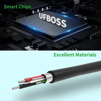 UFBOSS USB3.0 Ultra-Slim 4 Port USB 3.0 Super Speed 5Gbs 30CM HUB adapter za PC laptop površina