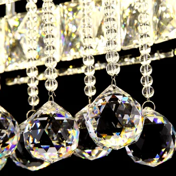 Led kristalno plafonjere blagovaonica luksuzni srebrni stropna svjetiljka dnevni boravak led plafonjere spavaća soba Kristalnim lusterima kuhinja