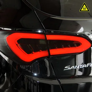 Za Hyundai Santa Fe IX45 2016 2017 stil vozila stražnji stražnji sklop svjetla Plug&Play led DRL+kočnica+obrnuti+žmigavac