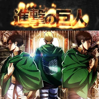 Japanski hoodie napad na titans plašt Shingeki no Kyojin izviđanje Legija cosplay odijelo anime cosplay zeleni plašt muška odjeća