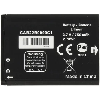 750 mah telefonski baterija za Alcatel OT-2012D CAB22B0000C1 kvalitetna zamjena baterije Bateria