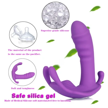 10 autocesta, nosivi nevidljivi leptir dildo vibrator Satisfyer G-Spot stimulans daljinski upravljač masturbator seks-igračke za žene