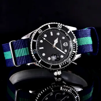 2017 SOUTHBERG Watch muška uloga satovi luksuzni poznati ručni satovi muški satovi su GMT Kvarcni ručni sat kalendar Relogio Masculino