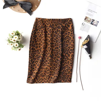 Ukrajinski eksplozija леопардовая ženska suknja 2019 ljeto novi veliki veličina ženske ravne suknje Moda ispis torba hip ženska suknja