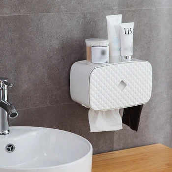 Dispenzer za salvete zidni kuhinjski držač za salvete toaletni kutija za pohranu police ubrus pribor za uređenje doma sanitarni papir
