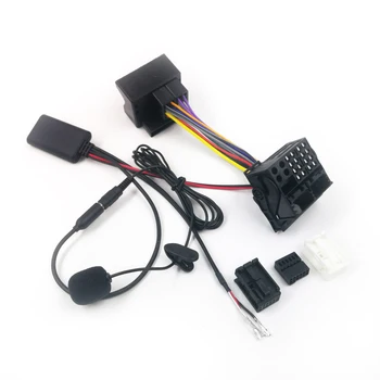 Biurlink Car Radio Bluetooth 5.0 Music AUX kabel za mikrofon za Handsfree adapter ožičenje kit za BMW E60-E66 E70 E82 E87 E90 E92