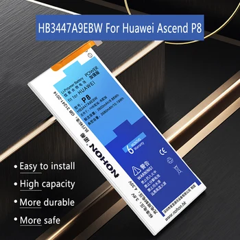 NOHON HB3447A9EBW HB366481ECW za Huawei P8 P9 P10 baterija P8Lite P9lite P10 Lite P9 Plus zamjena litij-polimer Bateria
