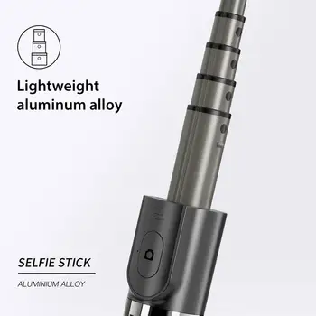 Ručni telefon Selfie Stick 1-osi vratila stabilizator Lagani sklopivi vratila ručni stativ za video snimanje
