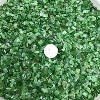100 g kamen mineralni Kristal visoke kvalitete zeleni jaspis kvarcni šljunak liječenje DIYmaterial šljunka, uređenje doma obrt