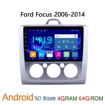 4G + 64G IPS android car radio za Ford Focus 2 2006-autoradio GPS navigator DVD multimedia coche audio auto stereo carplay